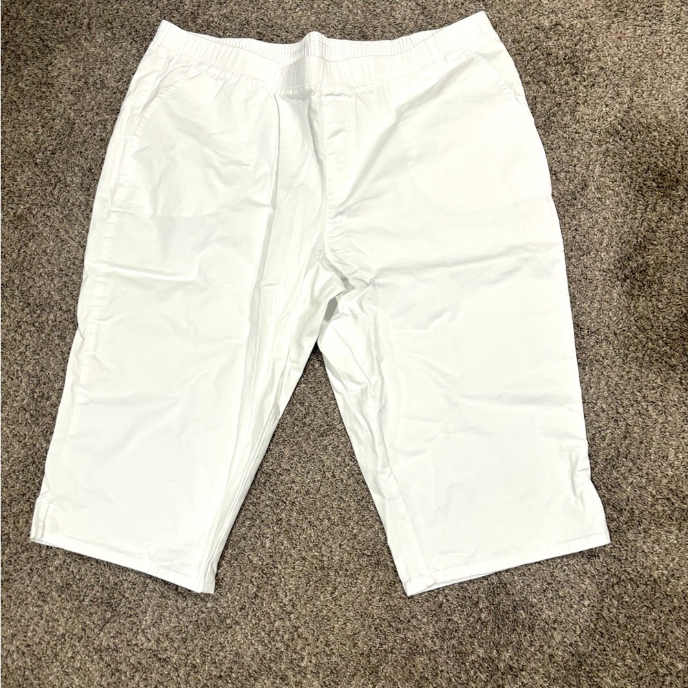 DENIM & CO NIP White Capris